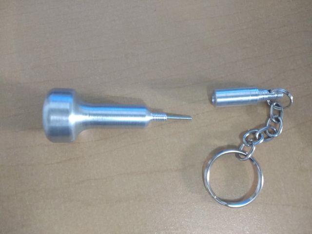 Punzón de Bola de Aluminio Tipo Llavero